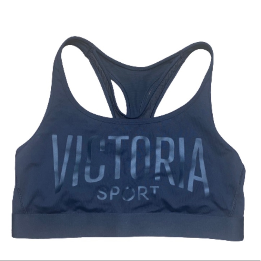 Victoria’s Secret Sport Sports Bra Large Black Net - Picture 1 of 3